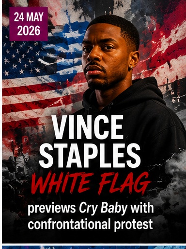 Vince Staples previews Cry Baby with the confrontational White Flag