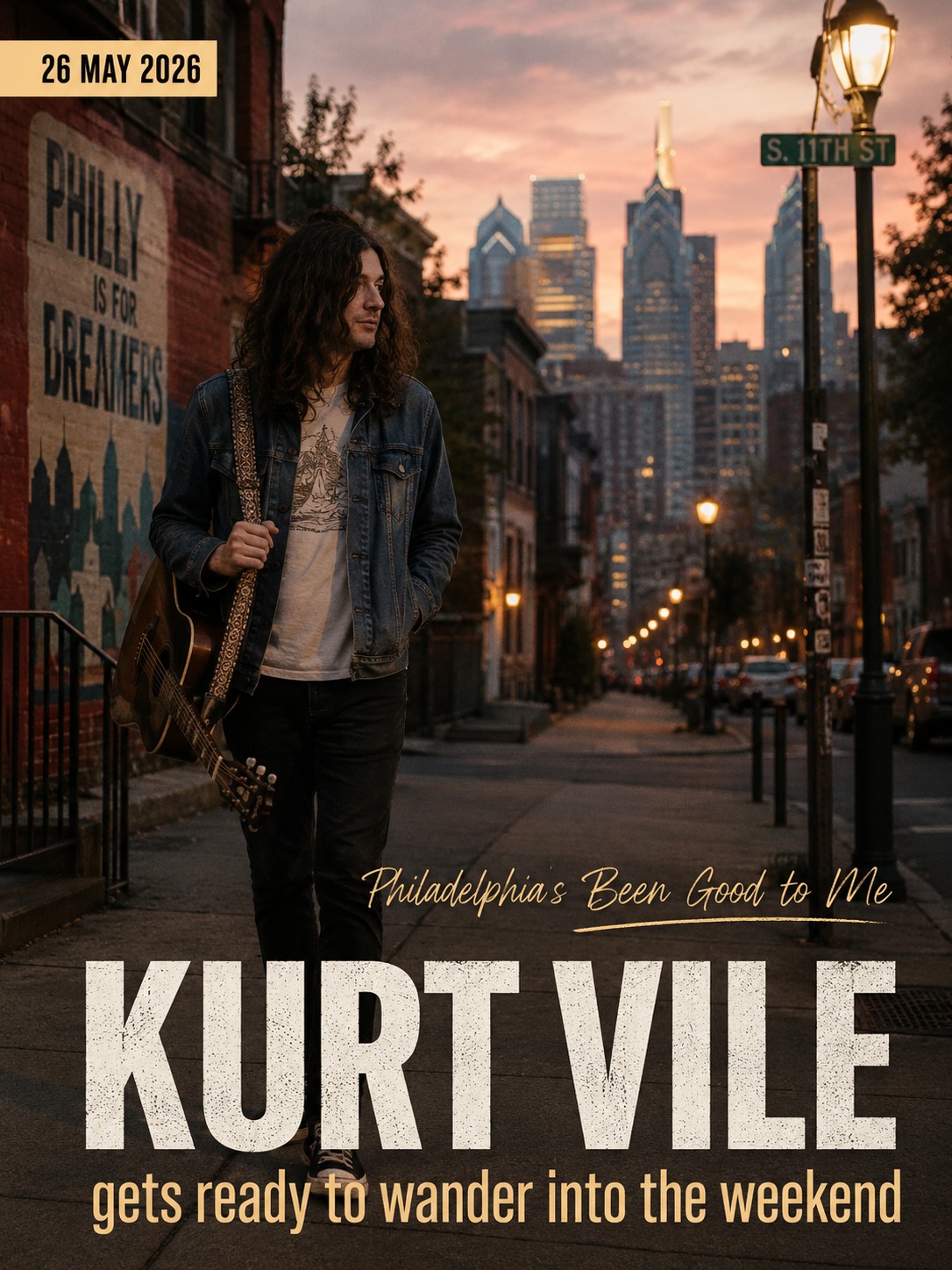Kurt Vile’s Philadelphia’s Been Good to Me gets ready to wander into the weekend