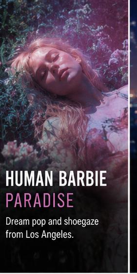 Human Barbie opens the gates to Paradise in analog dream pop haze