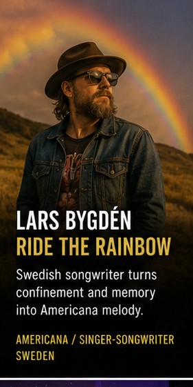 Lars Bygdén rides the ruins of memory on Ride The Rainbow