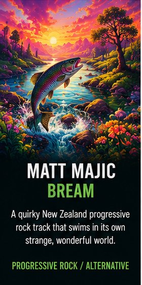 Matt Majic lets bream swim through New Zealand progressive rock waters