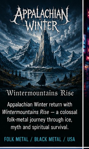 Appalachian Winter lets Wintermountains Rise from the cold with mythic weight