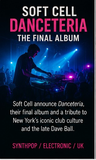 Soft Cell turn Danceteria into a farewell letter to New York nights and Dave Ball