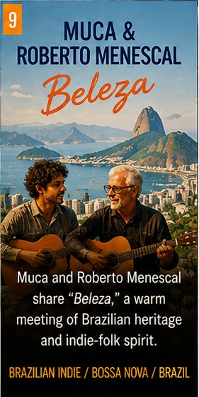 Muca and Roberto Menescal make Beleza feel like London, Rio and São Paulo sharing one room
