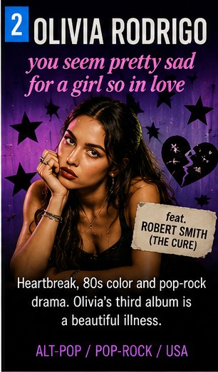 Olivia Rodrigo turns romance into a beautiful illness on you seem pretty sad for a girl so in love