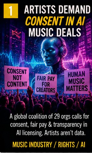 Artists demand consent before the AI machine eats the songbook