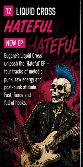 Liquid Cross performing fast melodic punk rock live.