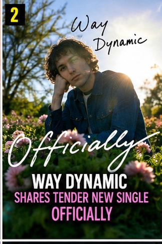 Warm acoustic indie portrait of Dylan Young for Way Dynamic single Officially.