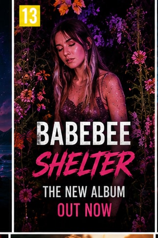 Atlanta dream pop producer Babebee in DIY home studio setting for album Shelter.