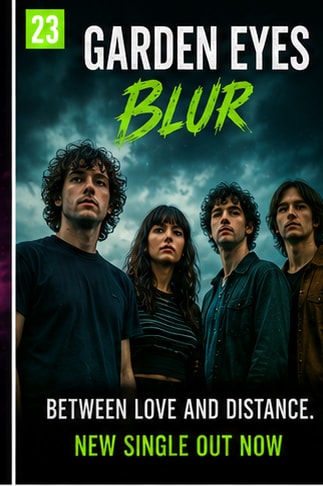 Brisbane alternative rock band Garden Eyes for single Blur.