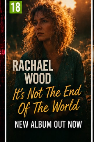 Guitarist and songwriter Rachael Wood performing for album Its Not The End Of The World.
