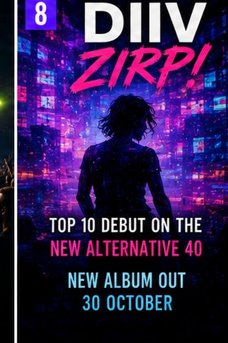 DIIV performing on stage for ZIRP era album announcement and single The Fountain.