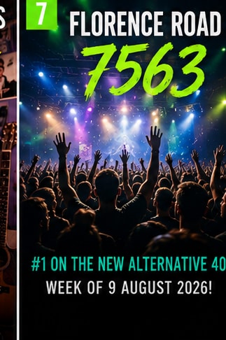 Irish alternative group Florence Road performing live after reaching number one with 7563.