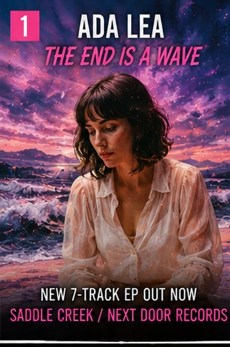 Ada Lea performing acoustic indie folk music for the end is a wave EP.