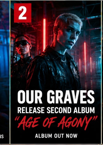 OUR GRAVES electro-industrial project releasing second album Age of Agony.