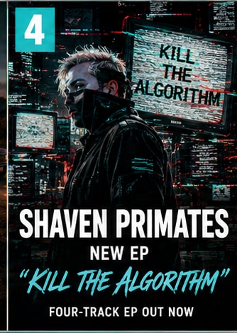 Shaven Primates performing post-punk art rock for Kill The Algorithm EP.