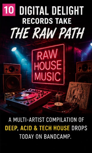 Digital Delight Records warehouse house compilation The Raw Path.