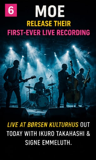 Norwegian experimental band MoE live recording at Børsen Kulturhus.