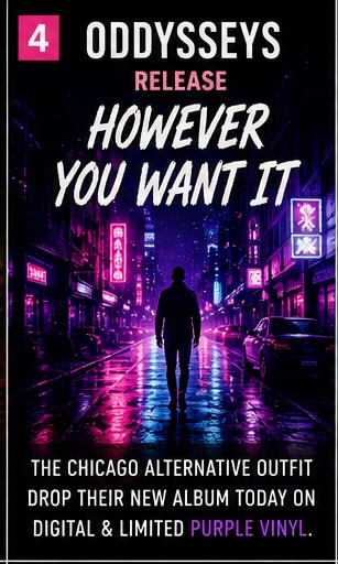 Oddysseys releasing However You Want It alternative guitar album.