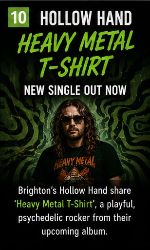 Hollow Hand Heavy Metal T-Shirt single artwork.