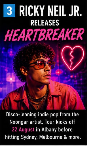 Ricky Neil Jr. releases disco-pop single HEARTBREAKER.