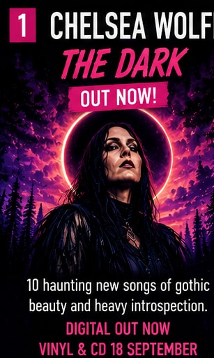 Chelsea Wolfe releases new gothic and industrial album The Dark via Loma Vista.
