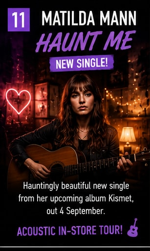 Matilda Mann releases new indie folk single Haunt Me ahead of album Kismet.