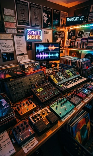 Multi-genre audio studio setup representing Saturday's expansive indie music discovery route.