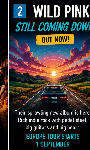 Wild Pink celebrate the release of their sixth studio album Still Coming Down on Fire Talk.