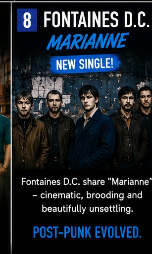 Fontaines D.C. share cinematic alternative single Marianne.