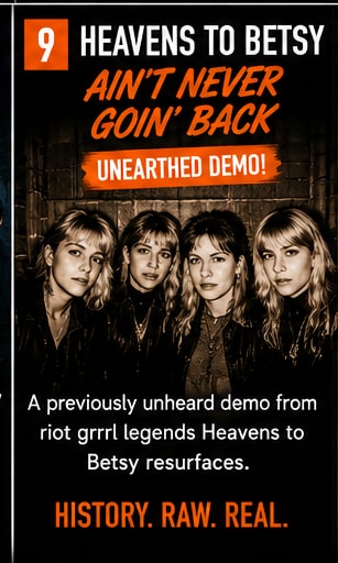 Archival riot grrrl recording Ain't Never Goin' Back from Heavens to Betsy surfaces.