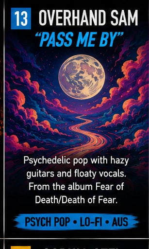 Overhand Sam performs dreamy psychedelic track Pass Me By.
