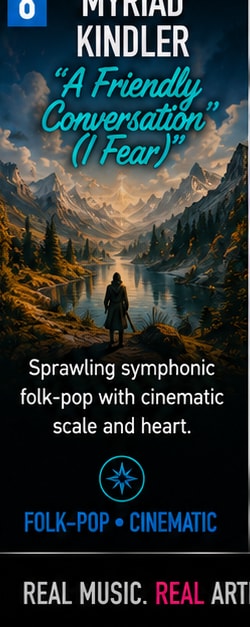 Myriad Kindler present symphonic folk-pop single A Friendly Conversation (I Fear).