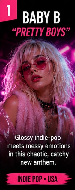 BABY B delivers glossy indie-pop on new single Pretty Boys.