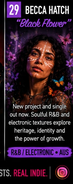 Becca Hatch explores identity and R&B textures on new single Black Flower.