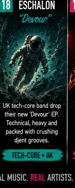 UK tech-core outfit Eschalon release independent metal EP Devour.