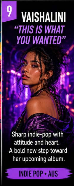 Vaishalini releases sharp indie-pop single This Is What You Wanted.