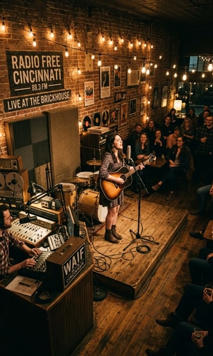 Noah Smith performs live album release show at Radio Artifact in Cincinnati.