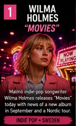 Wilma Holmes releases shimmering indie-pop single Movies.