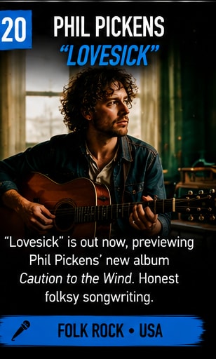 Phil Pickens playing guitar on a sunlit Brooklyn rooftop.
