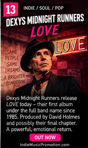 Dexys Midnight Runners group photo.