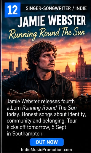 Jamie Webster promo shot.