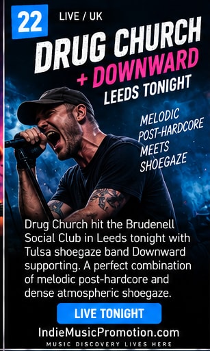 Drug Church and Downward performing live at Brudenell Social Club Leeds.