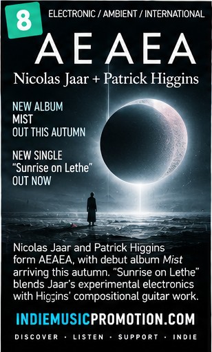 AEAEA artwork showing a solar eclipse over an ocean with a lone observer for Mist.